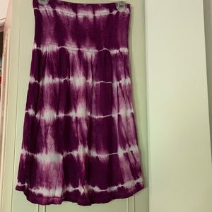 Tie dye beach cover up